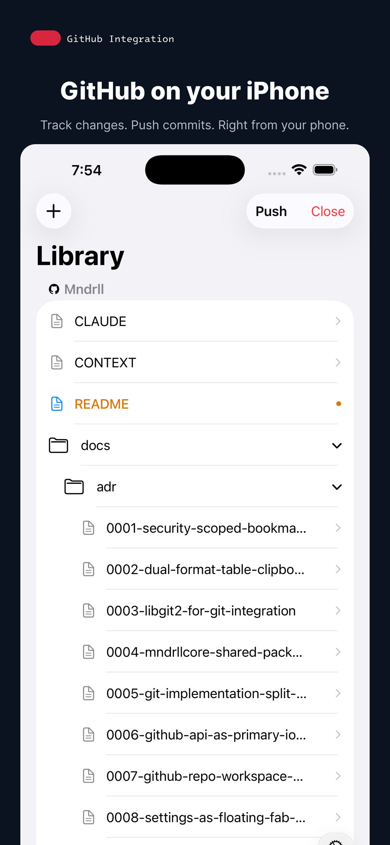 Mandrill for iPhone — GitHub integration